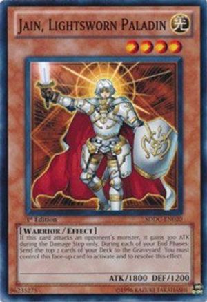 Jain, Lightsworn Paladin (SDDC-EN020) - Structure Deck: Dragons Collide 1st Edition - Premium Yugioh Single from Konami - Just $0.25! Shop now at Game Crave Tournament Store