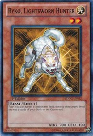 Ryko, Lightsworn Hunter (SDDC-EN023) - Structure Deck: Dragons Collide Unlimited - Premium Yugioh Single from Konami - Just $0.36! Shop now at Game Crave Tournament Store