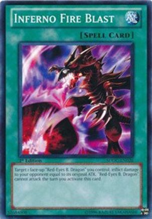 Inferno Fire Blast (SDDC-EN026) - Structure Deck: Dragons Collide 1st Edition - Premium Yugioh Single from Konami - Just $0.26! Shop now at Game Crave Tournament Store