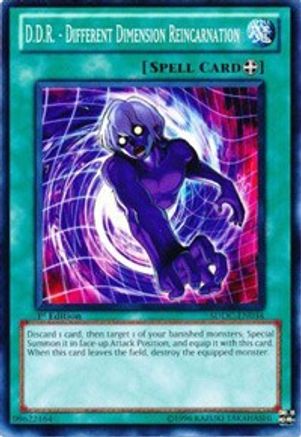 D.D.R. - Different Dimension Reincarnation (SDDC-EN034) - Structure Deck: Dragons Collide Unlimited - Premium Yugioh Single from Konami - Just $0.37! Shop now at Game Crave Tournament Store