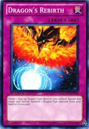 Dragon's Rebirth (SDDC-EN036) - Structure Deck: Dragons Collide 1st Edition - Premium Yugioh Single from Konami - Just $0.25! Shop now at Game Crave Tournament Store