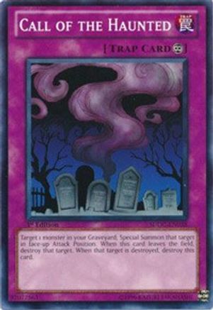 Call of the Haunted (SDDC-EN038) - Structure Deck: Dragons Collide 1st Edition - Premium Yugioh Single from Konami - Just $0.25! Shop now at Game Crave Tournament Store