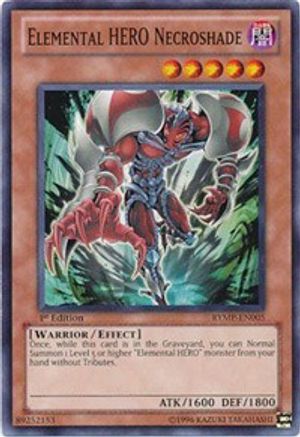 Elemental HERO Necroshade (RYMP-EN005) - Ra Yellow Mega Pack 1st Edition - Premium Yugioh Single from Konami - Just $0.26! Shop now at Game Crave Tournament Store
