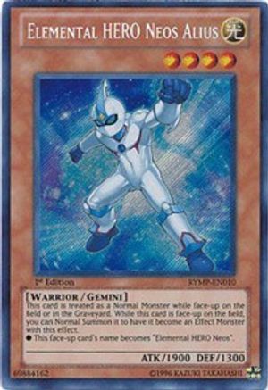 Elemental HERO Neos Alius (RYMP-EN010) - Ra Yellow Mega Pack Unlimited - Premium Yugioh Single from Konami - Just $0.45! Shop now at Game Crave Tournament Store
