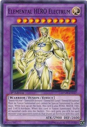Elemental HERO Electrum (RYMP-EN017) - Ra Yellow Mega Pack 1st Edition - Premium Yugioh Single from Konami - Just $0.40! Shop now at Game Crave Tournament Store