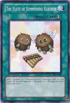 The Flute of Summoning Kuriboh (RYMP-EN022) - Ra Yellow Mega Pack Unlimited - Premium Yugioh Single from Konami - Just $0.58! Shop now at Game Crave Tournament Store