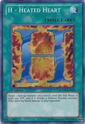 H - Heated Heart (RYMP-EN023) - Ra Yellow Mega Pack Unlimited - Premium Yugioh Single from Konami - Just $0.37! Shop now at Game Crave Tournament Store