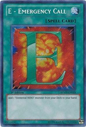 E - Emergency Call (RYMP-EN024) - Ra Yellow Mega Pack Unlimited - Premium Yugioh Single from Konami - Just $6.90! Shop now at Game Crave Tournament Store