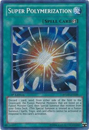 Super Polymerization (RYMP-EN029) - Ra Yellow Mega Pack Unlimited - Premium Yugioh Single from Konami - Just $3.02! Shop now at Game Crave Tournament Store