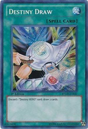 Destiny Draw (RYMP-EN037) - Ra Yellow Mega Pack 1st Edition - Premium Yugioh Single from Konami - Just $0.76! Shop now at Game Crave Tournament Store