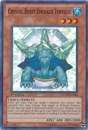 Crystal Beast Emerald Tortoise (RYMP-EN042) - Ra Yellow Mega Pack 1st Edition - Premium Yugioh Single from Konami - Just $0.38! Shop now at Game Crave Tournament Store