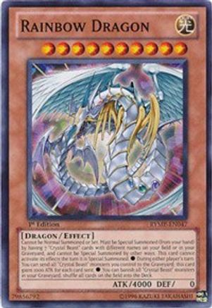 Rainbow Dragon (RYMP-EN047) - Ra Yellow Mega Pack 1st Edition - Premium Yugioh Single from Konami - Just $0.25! Shop now at Game Crave Tournament Store