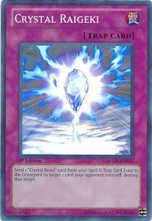 Crystal Raigeki (RYMP-EN055) - Ra Yellow Mega Pack Unlimited - Premium Yugioh Single from Konami - Just $0.26! Shop now at Game Crave Tournament Store