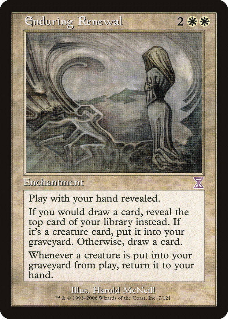 Enduring Renewal (TSB-007) - Time Spiral Timeshifted Foil - Premium MTG Single from Wizards of the Coast - Just $6.04! Shop now at Game Crave Tournament Store