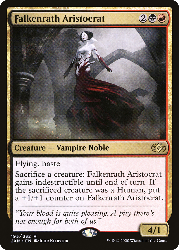 Falkenrath Aristocrat (2XM-195) - Double Masters - Premium MTG Single from Wizards of the Coast - Just $0.08! Shop now at Game Crave Tournament Store