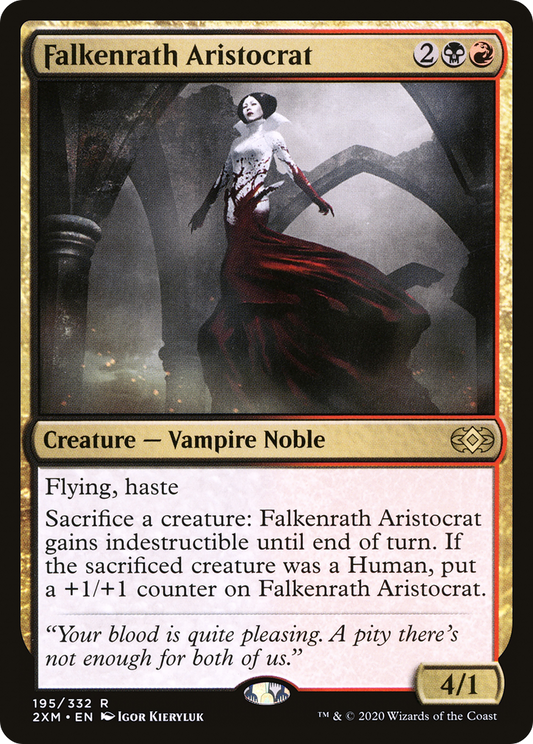 Falkenrath Aristocrat (2XM-195) - Double Masters - Premium MTG Single from Wizards of the Coast - Just $0.08! Shop now at Game Crave Tournament Store