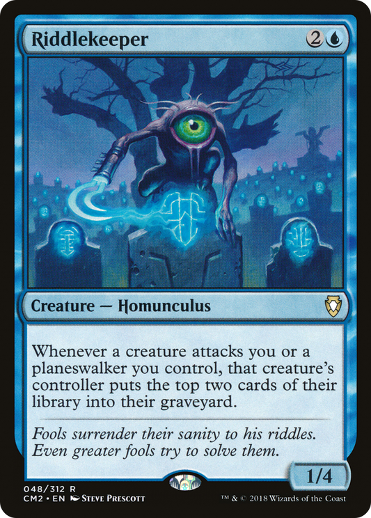 Riddlekeeper (CM2-048) - Commander Anthology Volume II - Premium MTG Single from Wizards of the Coast - Just $2.25! Shop now at Game Crave Tournament Store