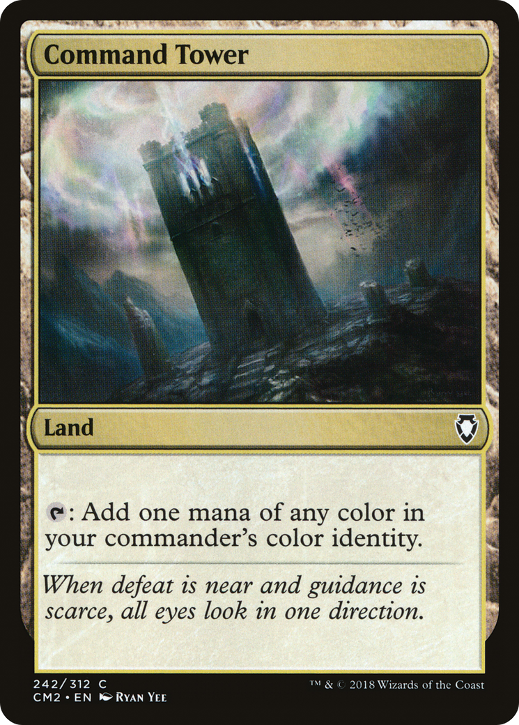 Command Tower (CM2-242) - Commander Anthology Volume II - Premium MTG Single from Wizards of the Coast - Just $0.19! Shop now at Game Crave Tournament Store