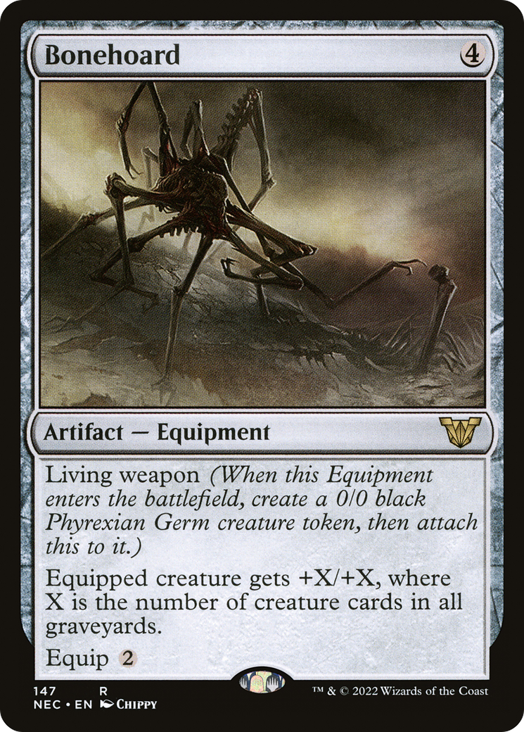 Bonehoard (NEC-147) - Neon Dynasty Commander - Premium MTG Single from Wizards of the Coast - Just $0.12! Shop now at Game Crave Tournament Store