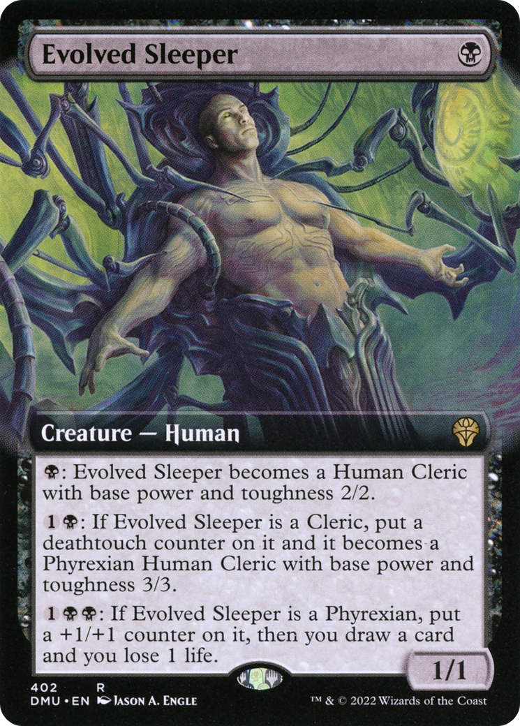 Evolved Sleeper (DMU-402) - Dominaria United: (Extended Art) Foil - Premium MTG Single from Wizards of the Coast - Just $0.25! Shop now at Game Crave Tournament Store