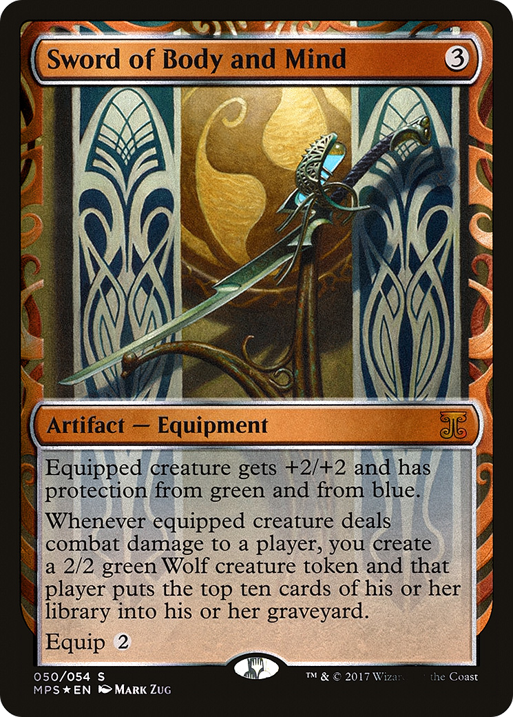 Sword of Body and Mind (MPS-050) - Kaladesh Inventions Foil - Premium MTG Single from Wizards of the Coast - Just $17.72! Shop now at Game Crave Tournament Store