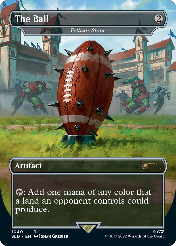 Fellwar Stone (SLD-1040) - Secret Lair Drop / The Ball (Borderless) - Premium MTG Single from Wizards of the Coast - Just $4.40! Shop now at Game Crave Tournament Store