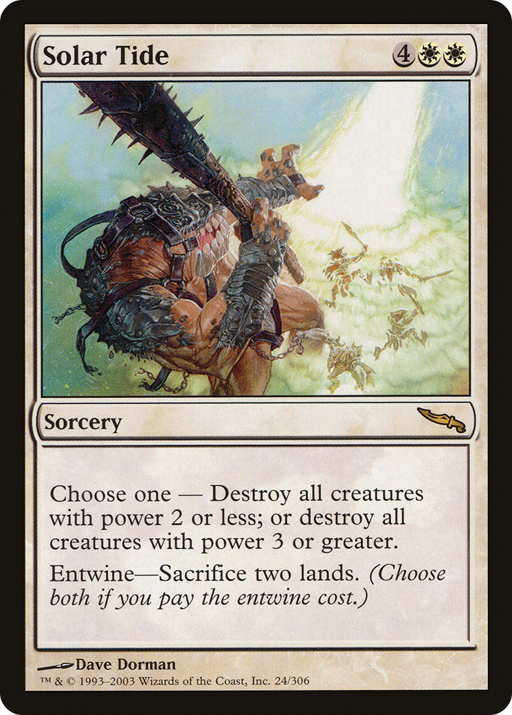 Solar Tide (MRD-024) - Mirrodin - Premium MTG Single from Wizards of the Coast - Just $0.18! Shop now at Game Crave Tournament Store