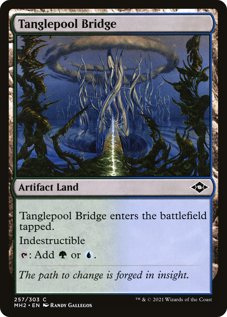 Tanglepool Bridge (MH2-257) - Modern Horizons 2 Foil - Premium MTG Single from Wizards of the Coast - Just $0.08! Shop now at Game Crave Tournament Store