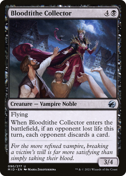 Bloodtithe Collector (MID-090) - Innistrad: Midnight Hunt - Premium MTG Single from Wizards of the Coast - Just $0.08! Shop now at Game Crave Tournament Store