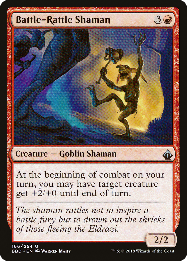 Battle-Rattle Shaman (BBD-166) - Battlebond - Premium MTG Single from Wizards of the Coast - Just $0.25! Shop now at Game Crave Tournament Store