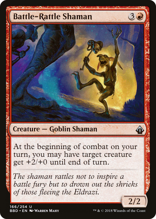 Battle-Rattle Shaman (BBD-166) - Battlebond - Premium MTG Single from Wizards of the Coast - Just $0.25! Shop now at Game Crave Tournament Store