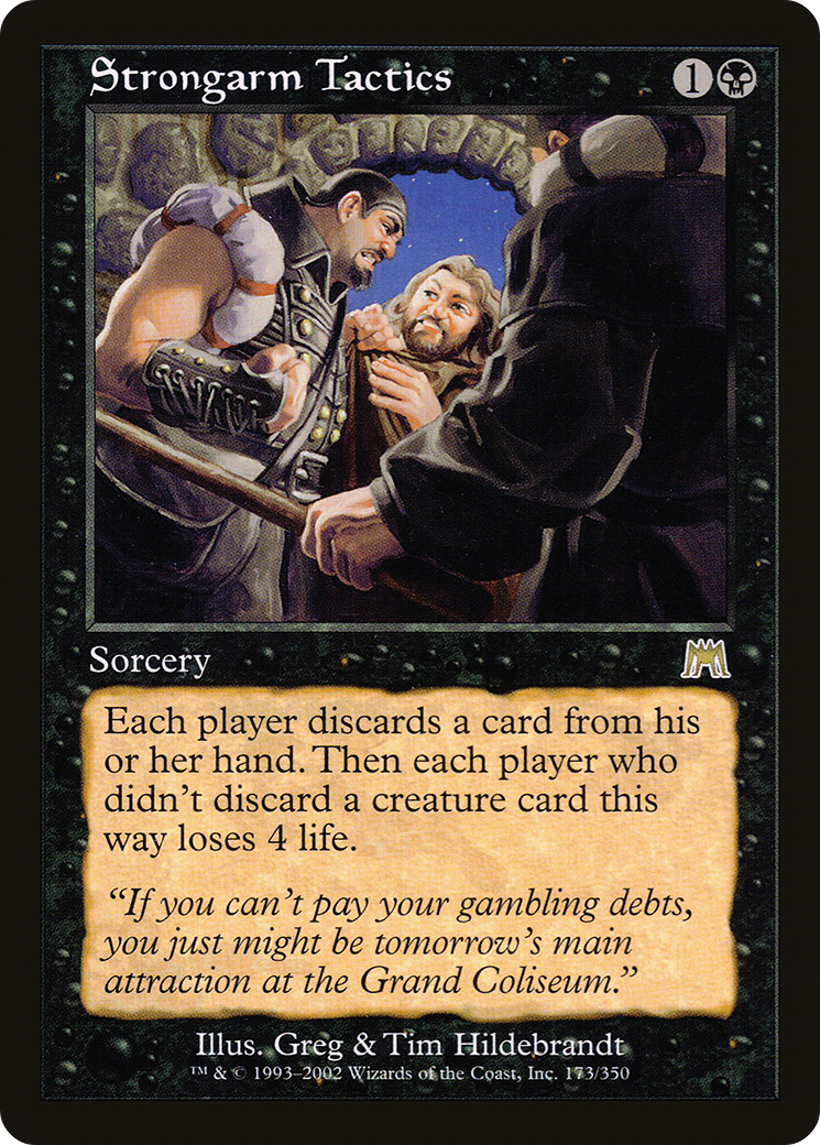 Strongarm Tactics (ONS-173) - Onslaught Foil - Premium MTG Single from Wizards of the Coast - Just $0.63! Shop now at Game Crave Tournament Store