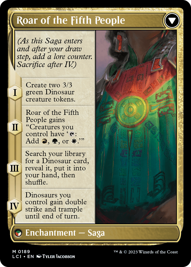 Huatli, Poet of Unity // Roar of the Fifth People (LCI-189) - The Lost Caverns of Ixalan - Premium MTG Single from Wizards of the Coast - Just $0.14! Shop now at Game Crave Tournament Store