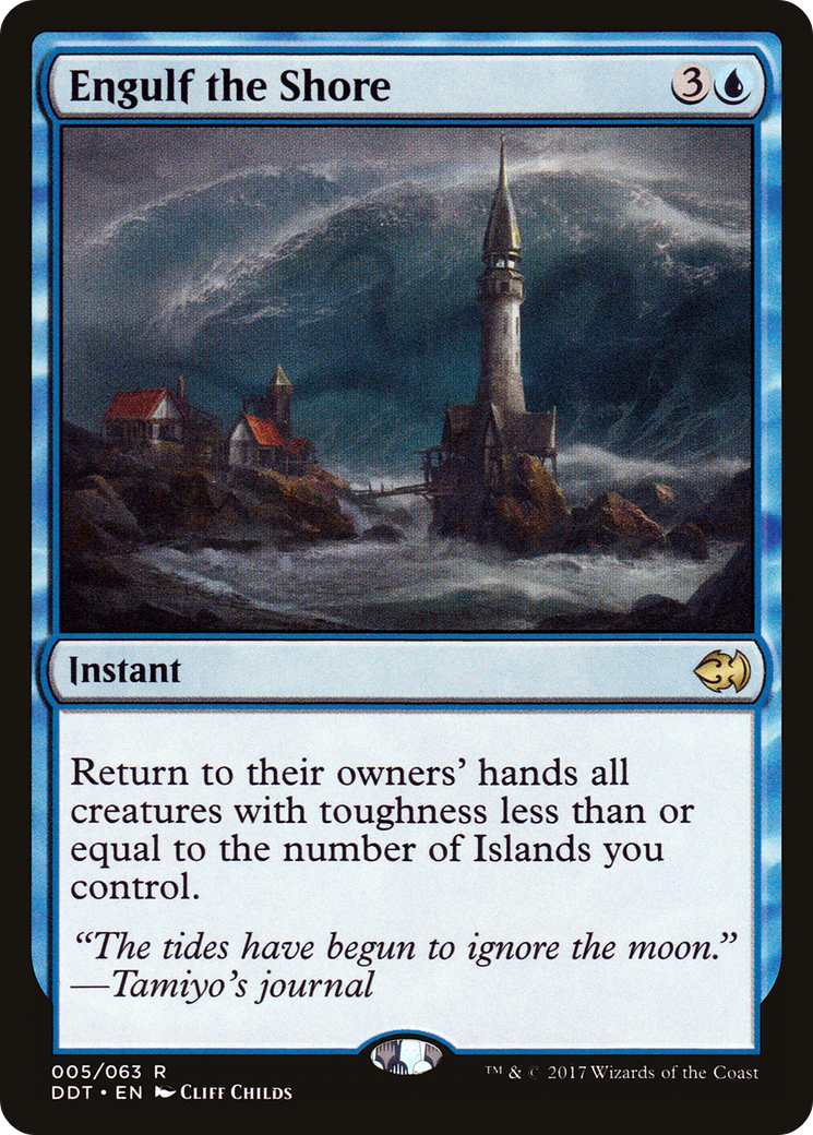 Engulf the Shore (DDT-005) - Duel Decks: Merfolk vs. Goblins - Premium MTG Single from Wizards of the Coast - Just $0.18! Shop now at Game Crave Tournament Store