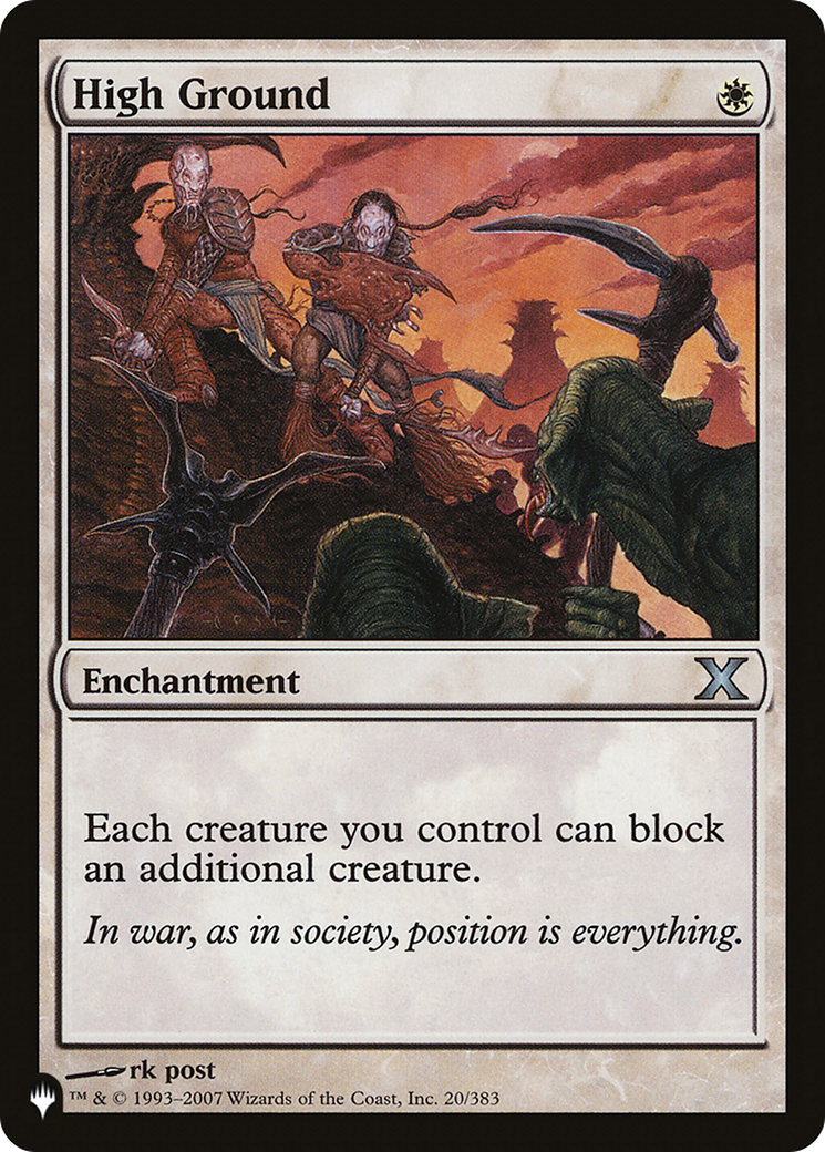 High Ground (PLIST-966) - The List - Premium MTG Single from Wizards of the Coast - Just $0.08! Shop now at Game Crave Tournament Store