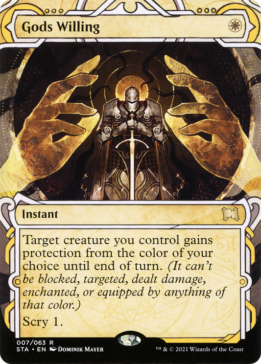Gods Willing (STA-007) - Strixhaven Mystical Archive: (Showcase) (Borderless) - Premium MTG Single from Wizards of the Coast - Just $0.08! Shop now at Game Crave Tournament Store