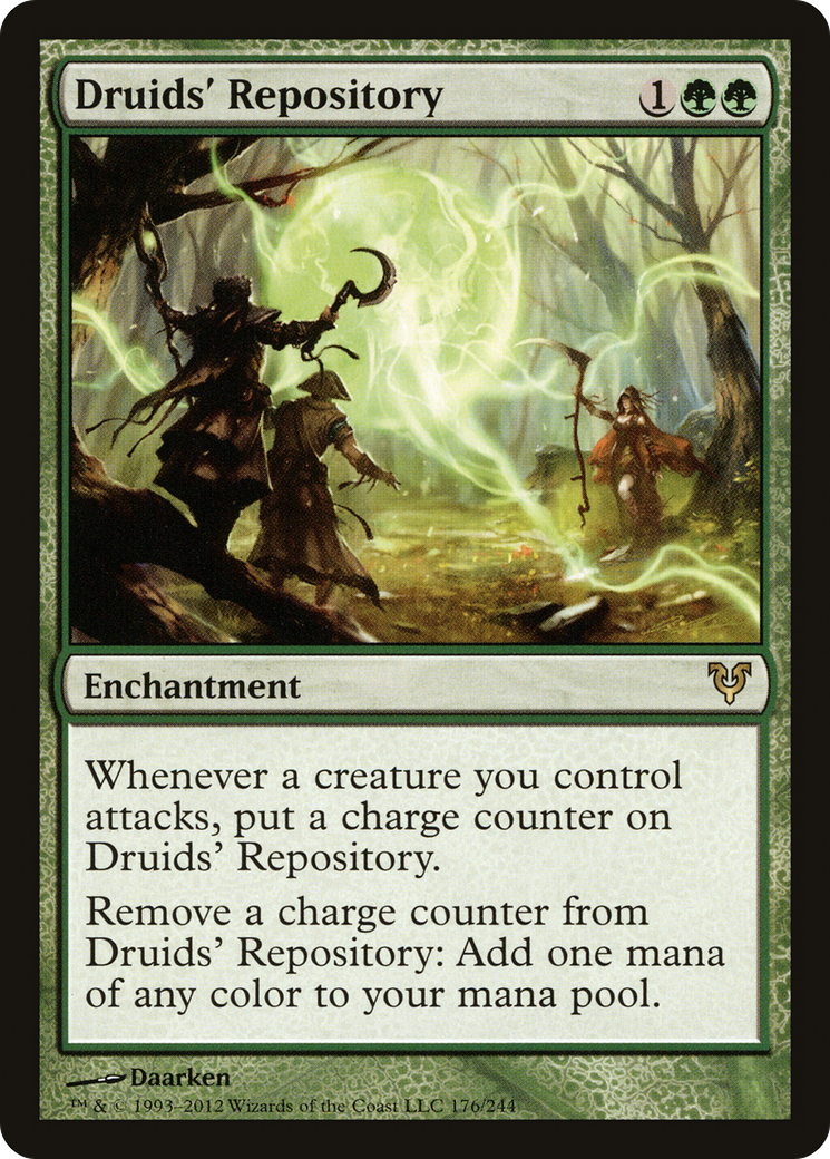 Druids' Repository (AVR-176) - Avacyn Restored - Premium MTG Single from Wizards of the Coast - Just $0.58! Shop now at Game Crave Tournament Store