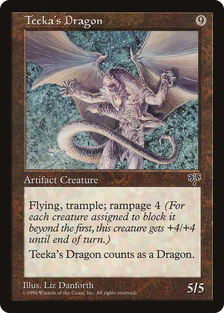 Teeka's Dragon (MIR-320) - Mirage - Premium MTG Single from Wizards of the Coast - Just $1.51! Shop now at Game Crave Tournament Store