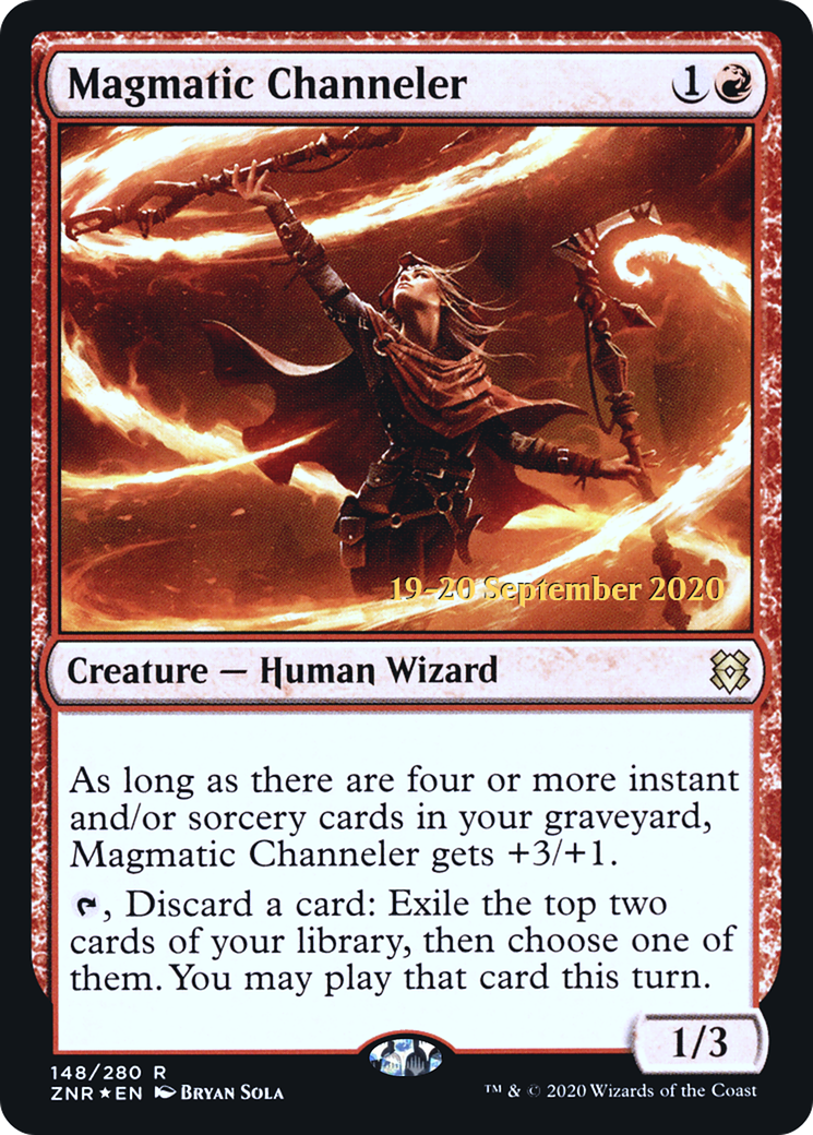 Magmatic Channeler (PZNR-148S) - Zendikar Rising Promos Foil - Premium MTG Single from Wizards of the Coast - Just $0.13! Shop now at Game Crave Tournament Store