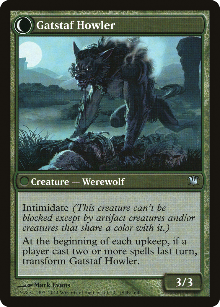 Gatstaf Shepherd // Gatstaf Howler (ISD-182) - Innistrad: (Double Faced Transform) Foil - Premium MTG Single from Wizards of the Coast - Just $0.31! Shop now at Game Crave Tournament Store