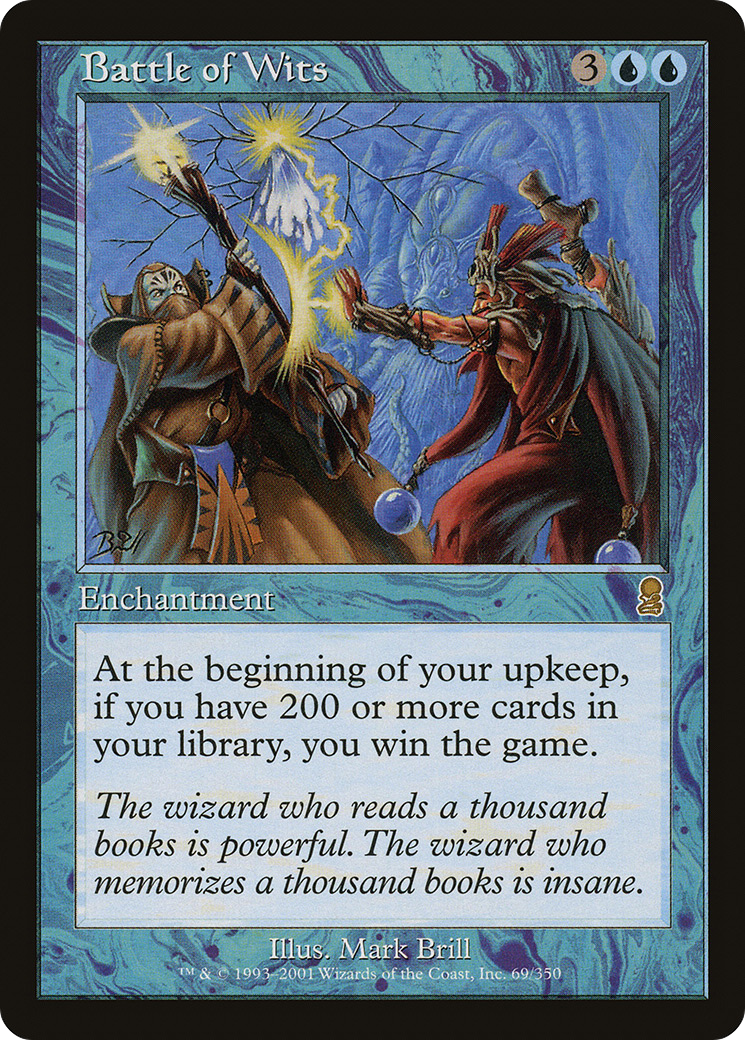 Battle of Wits (ODY-069) - Odyssey Foil - Premium MTG Single from Wizards of the Coast - Just $1.82! Shop now at Game Crave Tournament Store