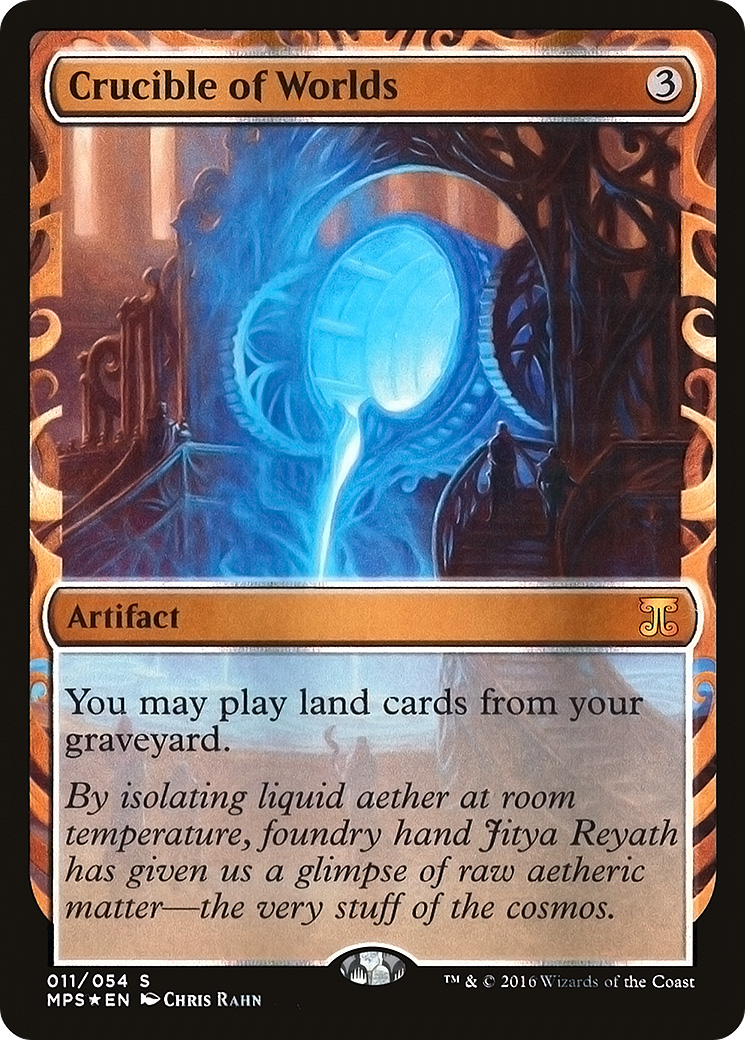 Crucible of Worlds (MPS-011) - Kaladesh Inventions Foil - Premium MTG Single from Wizards of the Coast - Just $30.04! Shop now at Game Crave Tournament Store