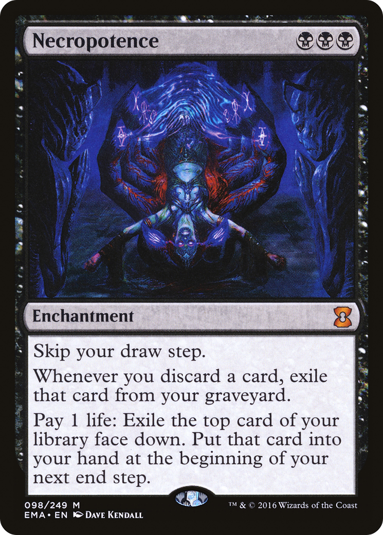 Necropotence (EMA-098) - Eternal Masters - Premium MTG Single from Wizards of the Coast - Just $3.62! Shop now at Game Crave Tournament Store