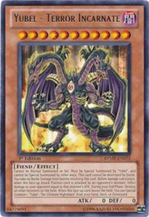 Yubel - Terror Incarnate (RYMP-EN071) - Ra Yellow Mega Pack 1st Edition - Premium Yugioh Single from Konami - Just $1.47! Shop now at Game Crave Tournament Store