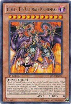 Yubel - The Ultimate Nightmare (RYMP-EN072) - Ra Yellow Mega Pack 1st Edition - Premium Yugioh Single from Konami - Just $1.17! Shop now at Game Crave Tournament Store