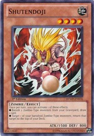 Shutendoji (RYMP-EN076) - Ra Yellow Mega Pack 1st Edition - Premium Yugioh Single from Konami - Just $0.25! Shop now at Game Crave Tournament Store