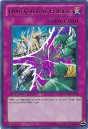 Dimensional Prison (RYMP-EN084) - Ra Yellow Mega Pack 1st Edition - Premium Yugioh Single from Konami - Just $9.01! Shop now at Game Crave Tournament Store