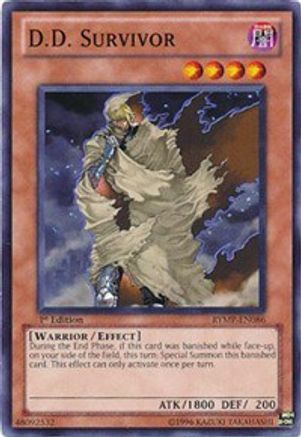 D.D. Survivor (RYMP-EN086) - Ra Yellow Mega Pack 1st Edition - Premium Yugioh Single from Konami - Just $0.25! Shop now at Game Crave Tournament Store