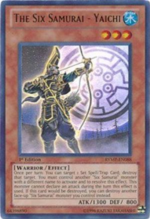 The Six Samurai - Yaichi (RYMP-EN088) - Ra Yellow Mega Pack Unlimited - Premium Yugioh Single from Konami - Just $3.34! Shop now at Game Crave Tournament Store