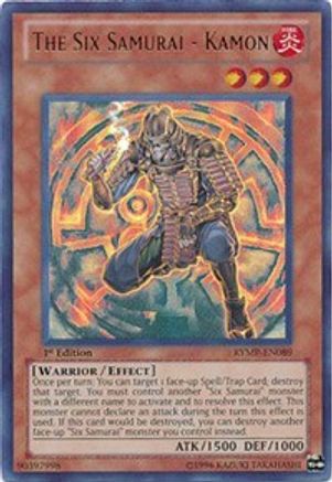 The Six Samurai - Kamon (RYMP-EN089) - Ra Yellow Mega Pack Unlimited - Premium Yugioh Single from Konami - Just $0.81! Shop now at Game Crave Tournament Store